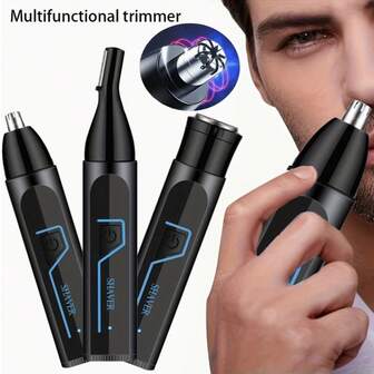 MIGUAN Nose Hair Trimmer Eyebrow Groomer Beard Hair Shaver, Precision Trimming Tool For Men & Women, Easy-To-Use Design For Daily Facial Care Routine,Lithium Battery, Ideal Gift.