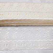 English Embroidery With 6.5cm Ribbon, 13.70 Meters Embroidered Strip - Rượu sâm banh - Xem 1