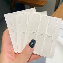 18pcs Ear Lift Tapes, Powerful Support Transparent Painless Silicone Beauty Ear Tapes, Say Goodbye To Flat Ears, Create V-Shaped Face, Natural Ear Contour. - Multicolor - View 10