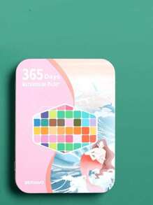 36色固体水彩颜料套装，便携式金属盒包装。这款艺术家级别的旅行水彩颜料套装，装在小巧的金属盒中，是艺术家、初学者和学生的理想之选。 - 粉色 - 查看 9