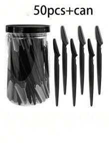 70件/50件/30件/20件装多色眉毛修剪器和剃须刀套装，眉毛修剪器和剃须刀，去角质和脱毛工具，身体毛发修剪器和面部及眉毛剃须刀套装，长柄刀片配精密保护盒，多功能眉毛修剪器，适用于比基尼或旅行，化妆，价格实惠，房间装饰，梳妆台，旅行，卧室，化妆配件，眉毛剃刀，价格实惠，圣诞礼物，化妆品，化妆工具，便宜货，礼物，女士礼物，圣诞礼物 - 粉色 - 查看 17