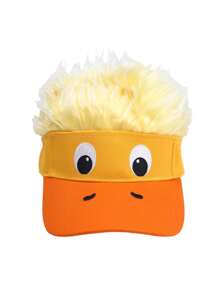 1pc Funny Novelty Yellow Duck Decorated Baseball Cap, Costume Hat For Stage Performance, Party, Street Fashion