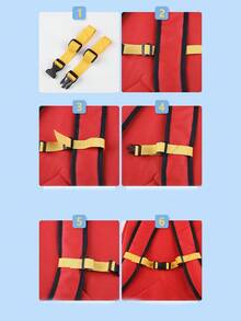 背包胸带带快速释放扣，背包带紧固前扣，适用于徒步旅行、慢跑和紧急情况旅行装备机场套件行李箱标签包配件旅行包必需品飞机必需品行李箱 - 彩色 - 查看 5