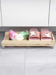 1/2pcs [ Durable Sticky Pulleys Wheels] 4pcs/Set Sticky Pulleys For School And Home - Easy To Use And Durable Castor Wheels For Storage And Transportation - Multicolor - View 5