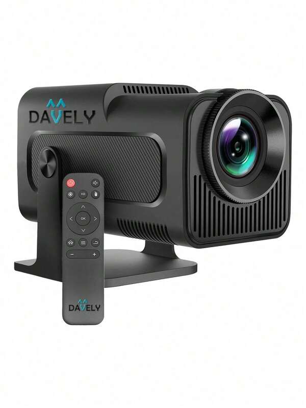 Projetor Hy320 Smart Tv Mini Wifi6 390ansi Android Cor Preto