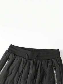 Große Größen Winterhose für Damen, dicke gewebte Lässig Hose, dick thermisch gefütterte Hose, lässige modische Sporthose