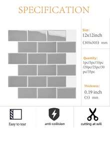 6/12/18/24 paneles de pared con textura de plumas de 12x12 pulgadas, pegatinas de pared autoadhesivas desmontables a prueba de salpicaduras para paneles de cocina y diseños de baño, pegatinas, pegatinas de pared, pegatinas de decoración del hogar, artículos de decoración de primavera, redecora tus paredes del hogar para que se vean como nuevas, pegatinas de decoración para regalos de cumpleaños y graduación fáciles de limpiar y brillar después de limpiar el papel tapiz, papel de pared, decoración de paredes, decoración de habitaciones, pegatinas de papel tapiz, decoración de paredes, decoración de dormitorios, decoración de cocinas