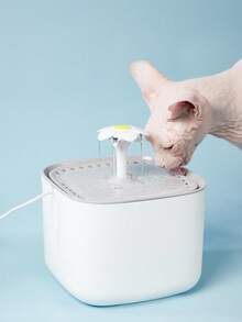 PETSIN Distribuitor automat de apă pentru animale de companie de 3L/101,5 OZ/0,8 galoane cu 2 bucăți de filtre de schimb, fântână de apă potabilă liniștită de mare capacitate pentru pisici și câini mici până la mijlocii - Multicolor - Vizualizare 2