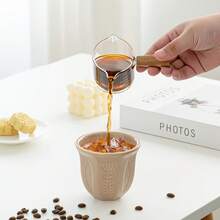 Cốc cà phê/matcha gốm sứ Ả Rập nhiều màu sắc 180ml/250ml - Cốc dập nổi hình hoa tulip, đồ dùng uống kiểu Bắc Âu, lý tưởng để phục vụ espresso, matcha và trà. - Nhiều màu - Xem 7