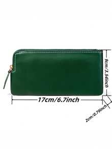 女士可重复使用零钱包 - 紧凑型现金夹，带多个隔层，优雅棕色设计，适合婚礼、毕业典礼、生日和母亲节礼物，便携式现金袋 | 简约钱包 | 耐用拉链开合 - 彩色 - 查看 5