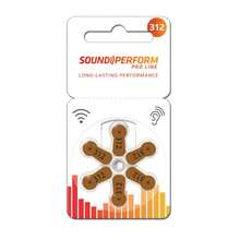 60 SOUND PERFORM Hearing Aid Batteries - Size 312 - BROWN SEAL - 鏽棕色 - 查看 3
