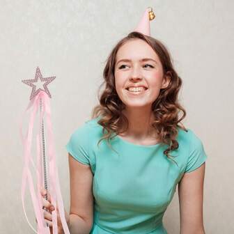 Silver 13-Inch (Approx. 33.0 Cm) Star Wand, Angel Wand, Princess Wand, Fairy Wand, Silver-Plated Wand, Silver Star Wand, Suitable For Christmas, Thanksgiving, And Festival Performance Parties