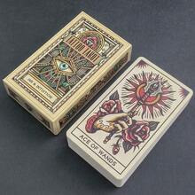 Tattoo Tarot Game Cards, Fun Casual Tarot Cards, Party Party Board Game, Party Atmosphere Props, Friends Party Game Props, Gifts For Friends - Multicolor - View 1