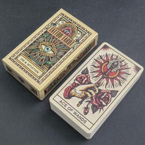 Tattoo Tarot Game Cards, Fun Casual Tarot Cards, Party Party Board Game, Party Atmosphere Props, Friends Party Game Props, Gifts For Friends
