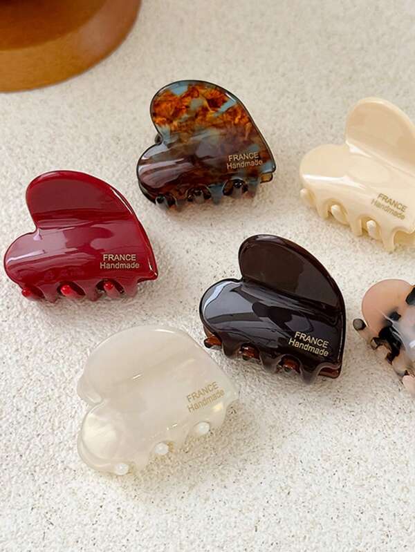 4 Stück/1 Stück einfache und modische herzförmige Mini-Haarclips, Mini-Haarclips, Bernstein-irisierendes Farbhaarclip-Set, modisch und niedlich vielseitig, Haardekoration, Haarzubehör, Haarstyling-Tools, Beauty-Accessoires, Locken-Haarzubehör Herbst, Reise, Haarstyling-Tools, Accessoires für Frauen, Harzeug, Herbst, Haar, Haarzubehör, Accessoires, Reise-Haarzubehör, Haarzubehör, Accessoires für Frauen, Haaraccessoire, Haarzubehör für Frauen, Haarstyling-Tools, Harzeug, Geschenke, Reise, Geschenke für Frauen, Harzeug, Strumpfstopfer