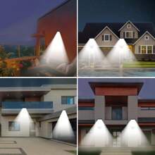 Innovative New 108 COB Solar Lights Outdoor, IP65 Waterproof & Wireless Design,With Convenient Remote Control Design And Eye-Catching Courtyard LED Wall Lights, Suitable For Garden/Patio/Garage/Driveway/Yard/Exterior Wall, Illuminating Every Dark Corner And Protecting You!