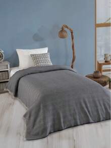 Single Size Bedspread – 180x210 Cm – 100% Cotton, Soft & Breathable, Lightweight & Machine Washable – MADE IN TURKEY