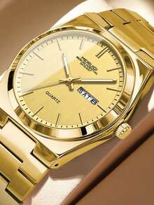 A New Men's Calendar Luminous Fashionable Business Casual Personalized Quartz Watch - one-size - View 9