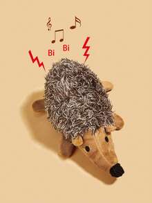 1pc Pet Hedgehog Plush Doll, Suitable For Cats And Dogs, For Pet Chewing, Playing, And Relieving Boredom