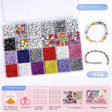 طقم صنع مجوهرات عطلة البحر، أخضر مزرق، يشمل أحجار طبيعية، صدف، سلاحف، وخرز من الطين البوليمري، حرفة سوار DIY إبداعية للأطفال