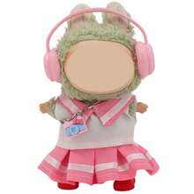 15-17cm Generation 1-3 Doll Clothes Accessories Set, Including Princess Dress Set + Shoes + Headphones + Cute Pendant Bag Set (Doll Not Included) - Multicolor - View 4