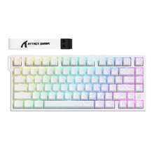 ATTACK SHARK R82 HE Rapid Trigger Wired Mechanical Gaming Keyboard TKL NKRO With 8K Polling,0.005mm RT Accuracy,256K Scan Rate,5 Layer Sound Damped,Hall Effect Magnetic Switch,Driver For PC - Nhiều màu - Xem 12