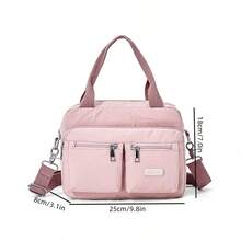 Women's Handbag, Multi-Pocket Zipper Backpack, Waterproof Nylon Shoulder Bag, Coin Purse