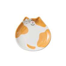 1 pièce Repose-cuillère en céramique, support de cuillère en forme de chat mignon, support d'ustensiles de cuisine, applicable sur le plan de travail de la cuisine, accessoire de cuisine au design unique de chat, cadeau de pendaison de crémaillère, Halloween, Noël pour les amateurs de chats - Multicolore - Voir 15