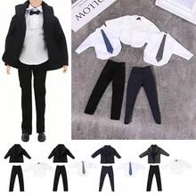 1/6 Doll Clothes Male Doll Daily Wear Casual Suit Shirt Pants Wedding Party Suit Man Doll Suit Clothes 30cm Doll Accessories