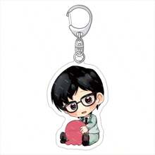 1pc 6cm动漫Takopi的原罪亚克力钥匙扣公仔久世静香Marina Azuma Cosplay包挂件钥匙圈创意粉丝万圣节礼物 - 彩色 - 查看 6