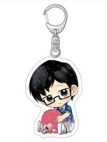 1pc 6cm动漫Takopi的原罪亚克力钥匙扣公仔久世静香Marina Azuma Cosplay包挂件钥匙圈创意粉丝万圣节礼物 - 彩色 - 查看 11