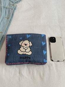 可爱卡通印花化妆包 复合面料化妆包 唯美女士手提包 钱包 收纳化妆包 女生行李包 旅行收纳包 可爱收纳包 开学季学生必备 学校假期旅行必备包 返校用品女士旅行包 - 彩色 - 查看 9