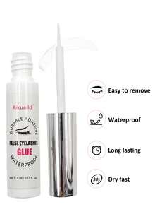 Keo dán mi giả Rikuaild 1PC 5ml chống nước, giữ nếp tốt, màu trắng trong, keo dán mi giả, keo dán mi khô nhanh, keo dán mi - Nhiều màu - Xem 5