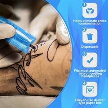 50/100/200pcs Tattoo Pen Liner Set: Hygienic, Easy To Clean, Formaldehyde-Free, Improve Tattoo Efficiency - Multicolor - View 4