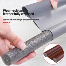 1pc 96cm/37.79in Bendable Non Stick Door Bottom Sealing Strip, Adjustable And Washable Door Bottom Seal,Windproof Bottom Sealing Strip, Soundproof Door Bottom Cleaning, Providing Effective Sound Insulation And Windproof Collision Protection - Multicolor - View 9
