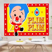 P-Plim Plim Birthday Party Backdrop For Photography Background Birthday Decor Tapestry 1
