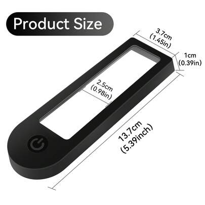 New Upgraded Full Coverage Silicone Dashboard Protection Cover Compatible With Xiaomi M365/1S/Pro/Pro2 Electric Scooter, Waterproof Instrument Panel Cover