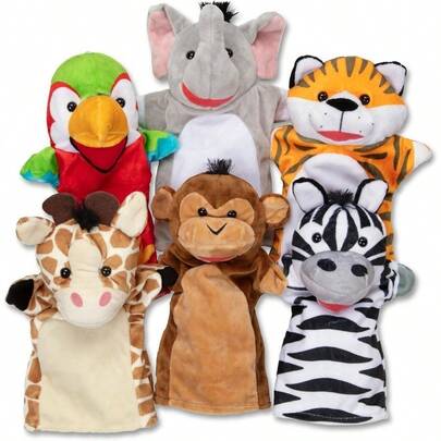 New Fashionable Cartoon Animal Plush Hand Puppets - Interactive Parent-Child - Movable Mouth - Multiple Styles - Queuing - Games - Costumes - School - Gifts - Expressing - Playful - Romantic Couple Games - Cat Gifts - For Women - For Men - Interactive - Party Games - I Play - Stitch Toys, Travel Toys, Classroom Fidget Toys, Mini Stuff, Bath Toys, Christmas Stationery, Stress Ball, Birthday Gifts, Holiday Gifts, Perfect Gifts