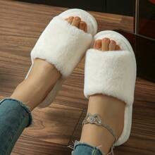 1 Pair Of Slippers For Women For Autumn And Winter, Leopard Print Design, Open-Toe Slippers, House Slippers Women, Disposable Slippers For Guests, Bedroom Accessories, Suitable For Men And Women. Suitable For Interior, Bedroom, Living Room Wear, Travel Essentials