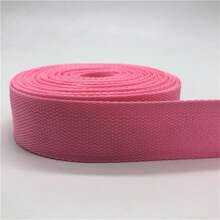 1卷5码38毫米PP织带帆布涤纶带适用于背包捆扎带工艺品DIY腰带包袋狗配件
