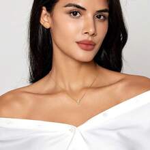 Cross Necklace For Women, Dainty 18K Gold Plated/Sterling Silver Small Cross Pendant Necklace Simple Gold Cross Necklaces For Women  Faith Jewelry Gift2025 - 小十字金 - 查看 6