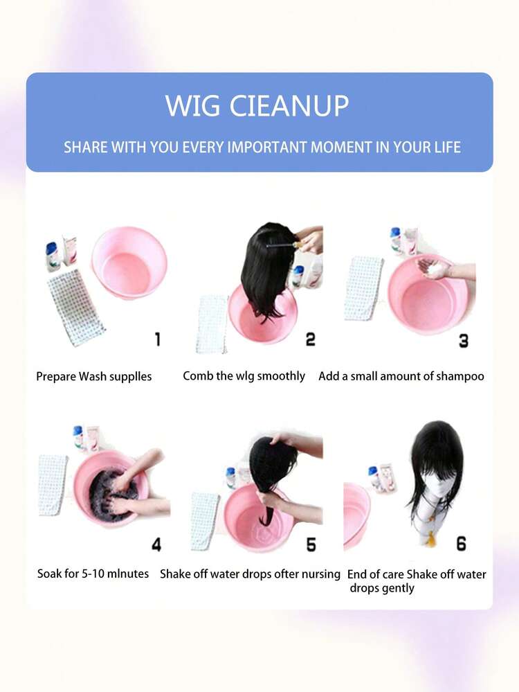 女士可调节棒球帽，带接发，附合成假发，适合长直发，黑色棒球帽，适合女性日常佩戴和聚会 - 彩色 - 查看 10