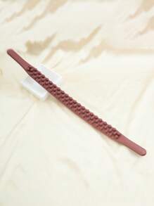 1pc 59/65 Beads Triple Row Manual Massager Wand, Full Body Meridian Acupressure Massage Tool, Battery-Free, Used For Muscle Relief, Scraping Massage, Full Body Massage, Leg & Arm Massage, Fatigue Relief, Sore Muscle Relief From Work & Exercise