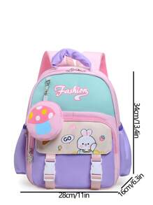 新款 Kappibara 背包，男女通用，轻便舒适，适合休闲旅行和上学使用 - 彩色 - 查看 11