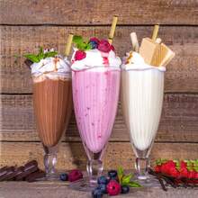 竹纹纸质吸管，适用于饮料、果汁、冰沙、奶昔和派对用品 - 彩色 - 查看 3