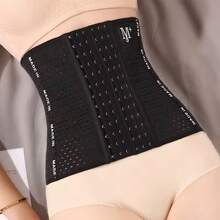 Women's Abdominal Slimming Shapewear Belt Burns Fat - 黑色 - 查看 2