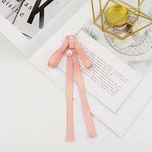 1 pièce Nœud papillon et broche décorative pour col de style simple et unicolore, fait main. Convient pour les sorties quotidiennes, les uniformes, les tenues scolaires, etc. L'option A est en polyester, l'option B est en velours floqué. - Noeud papillon multicolore - Voir 17