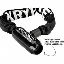 Kryptonite Keeper 585 - Candado de Cadena para Bicicleta (5 mm) - Moderno - Ver 2