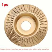1/3pcs Wood Carving Grinding Wheel Set - Wood Grinding Blade Angle Grinder Polishing Blade Wood Grinding Tool Polishing Wheel Artifact Woodworking Grinding Blade Thorn Disc, Including Flat, Curved And Conical Grinding Wheels, Used For Efficie 3pcs Steel Angle Grinder Disc, Sand Grit, 16Mm Hole, Arc Flat Bevel, Metal, Wood Grinding Disc For Metal, Wood, Carbon Steel - Gold - View 16