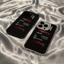 Sports Car Creative And Fashionable Soft Silicone Case For Phones Model 16 Promax/16plus/16pro/16, 15/14/13/12/11 That Protects Against Bumps And Drops, Precise Hole For Camera And Single Block Of Silicone Material. Phone Case Cover For Phone - 黑色 - 查看 6